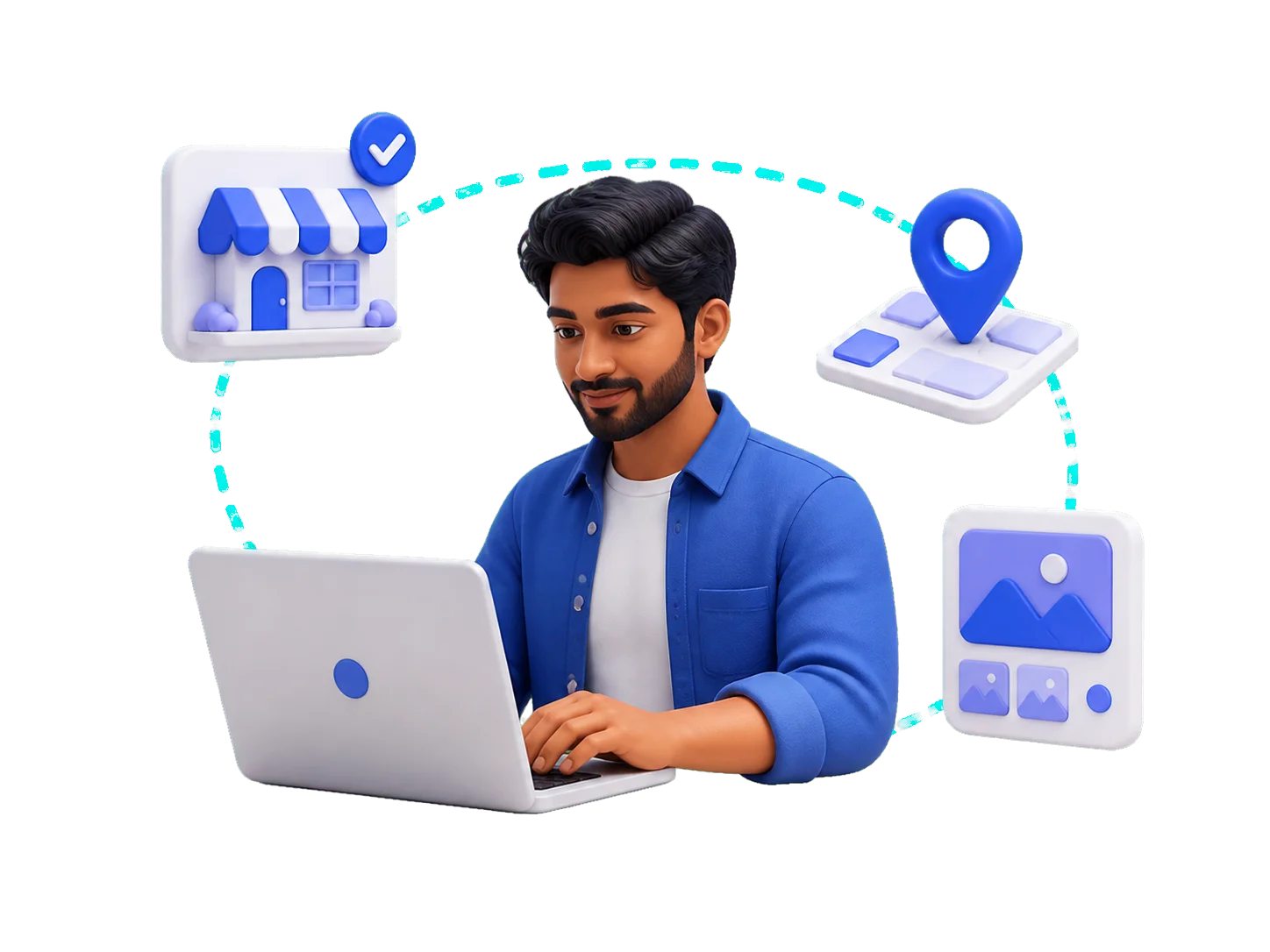 Business owner keeping a Cryptwerk company profile accurate and easy to find