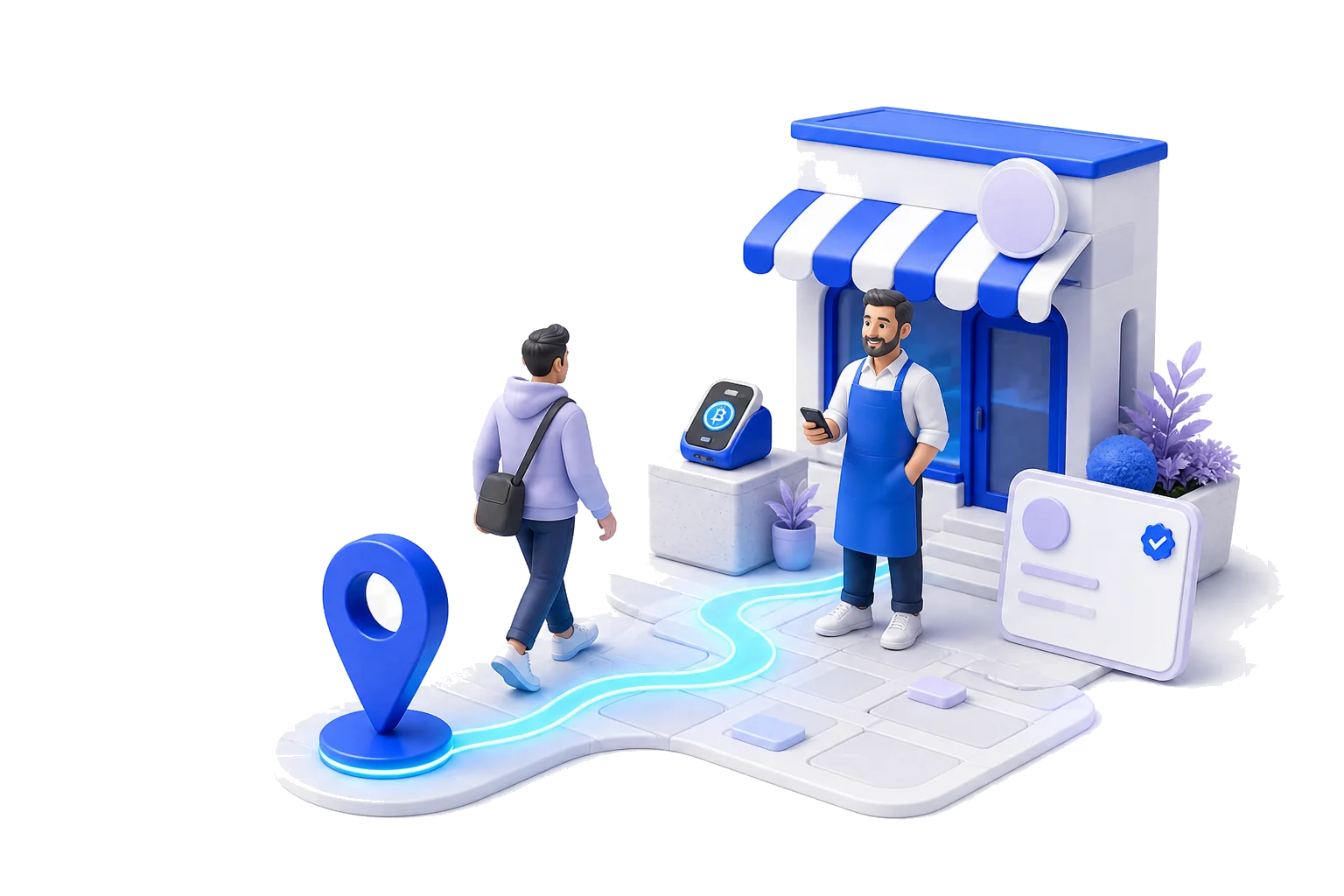 A crypto-ready local business becoming easy to find