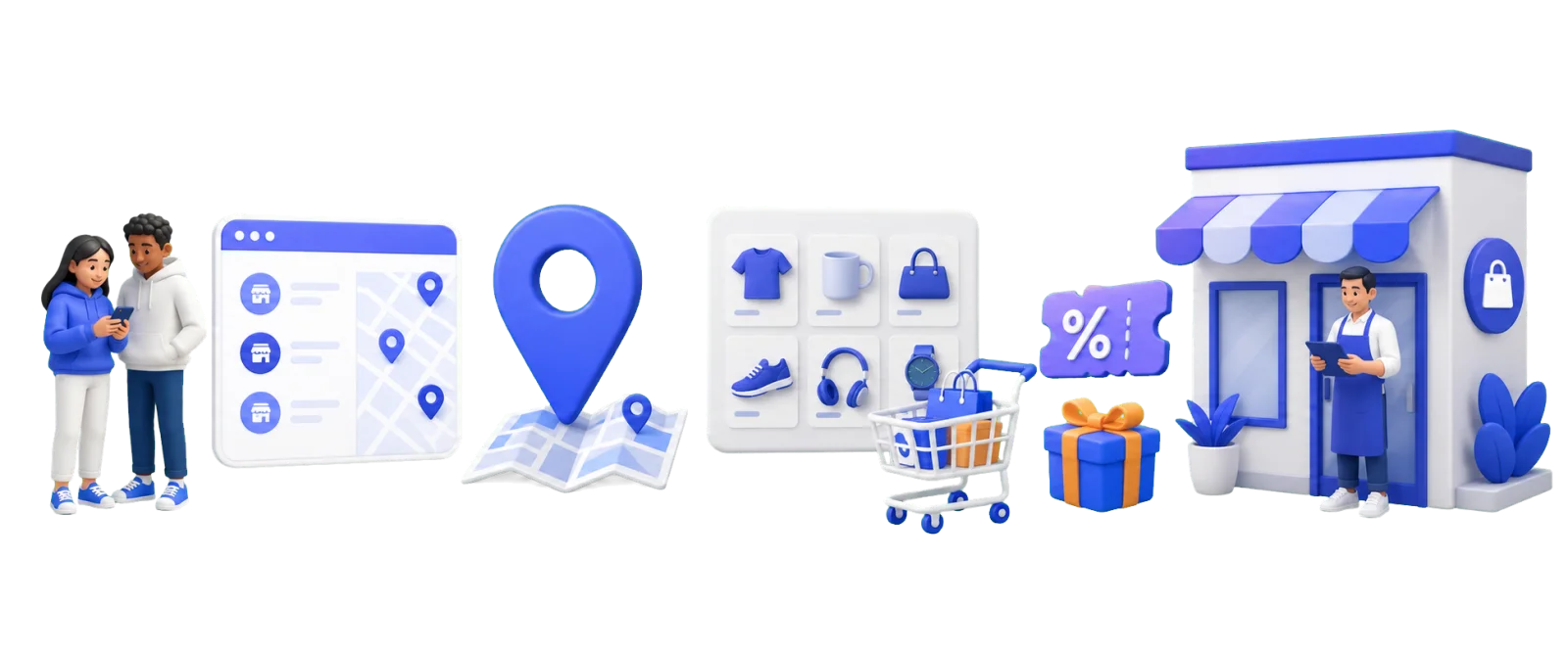 Crypto customers discovering local businesses, products and offers