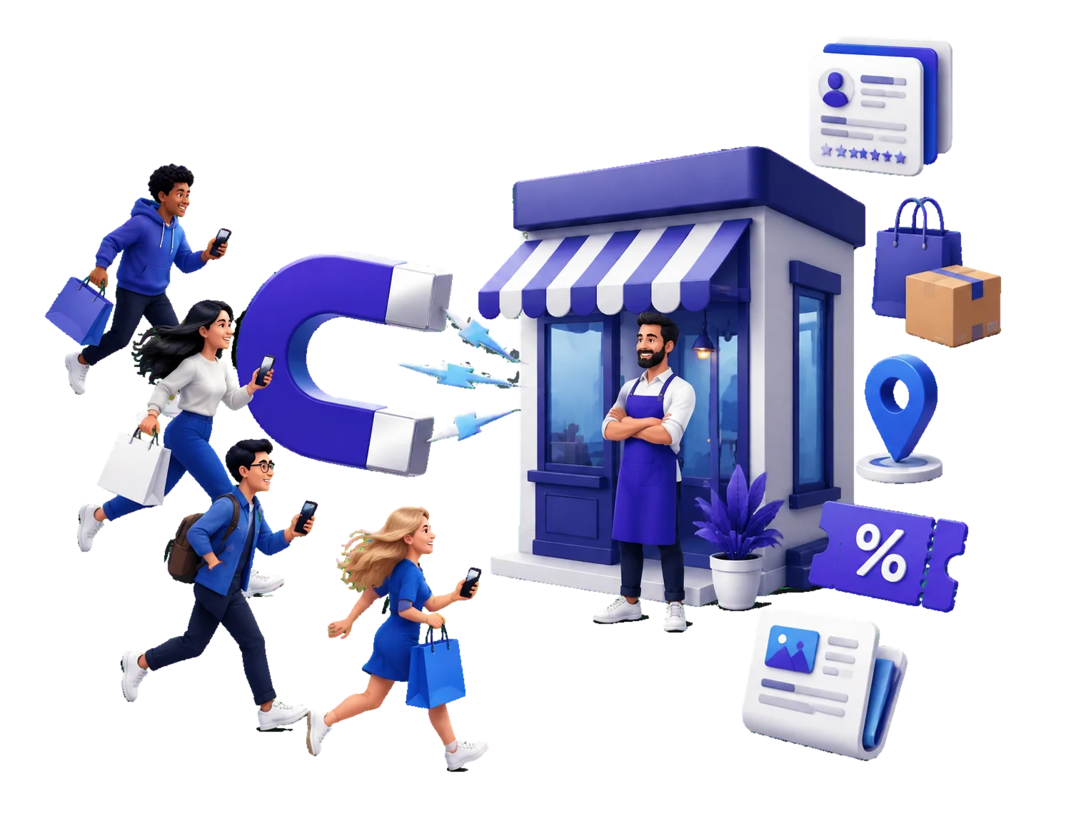 Crypto customers discovering a crypto-ready merchant